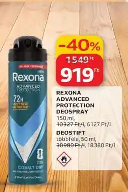 Auchan REXONA ADVANCED PROTECTION DEOSPRAY ajánlat