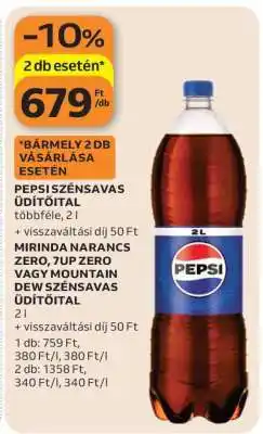 Auchan Pepsi szénsavas üdítőital ajánlat