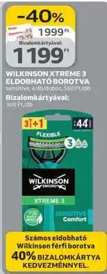Auchan WILKINSON XTREME 3 ELDOBHATÓ BOROTVA ajánlat