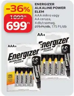 Auchan Energizer Alkaline Power elem ajánlat