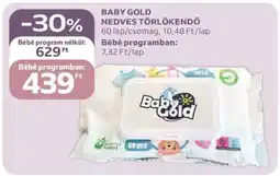 Auchan BABY GOLD NEDVES TÖRLŐKENDŐ ajánlat
