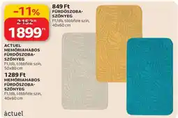 Auchan ACTUEL MEMÓRIAHABOS FÜRDŐSZOBA-SZŐNYEG ajánlat