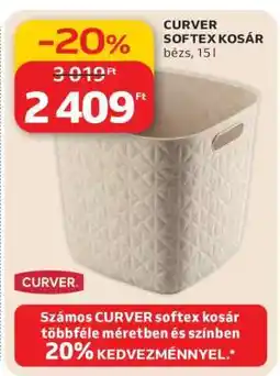 Auchan Curver Softex kosár ajánlat