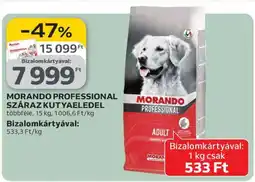 Auchan MORANDO PROFESSIONAL SZÁRAZ KUTYAELEDEL ajánlat