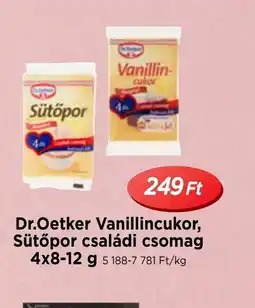 Real Dr.Oetker Vanillincukor, Sütőpor ajánlat