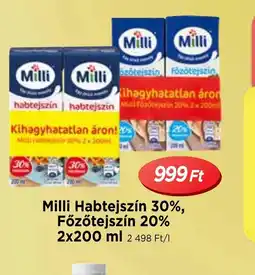 Real Milli Habtejszín / Főzőtejszín ajánlat