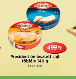 Real President ömlesztett sajt ajánlat