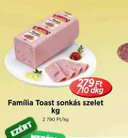 Real Familia Toast sonkás szelet ajánlat