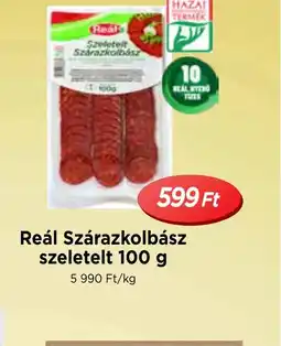 Real Reál Szárazkolbász szeletelt ajánlat