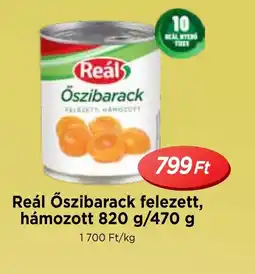 Real Reál Őszibarack felezett ajánlat