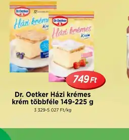 Real Dr. Oetker Házi krémes krém ajánlat