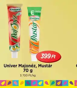 Real Univer Majonéz, Mustár ajánlat