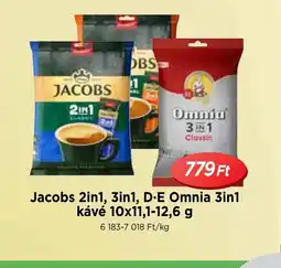 Real Jacobs 2in1, 3in1, D-E Omnia 3in1 ajánlat