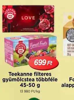 Real Teekanne filtres gyümölcstea ajánlat