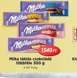 Real Milka táblás csokoládé ajánlat