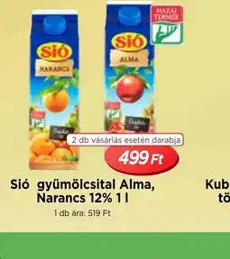 Real Siό gyümölcsital Alma, Narancs ajánlat