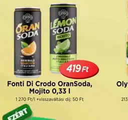Real Fonti Di Crodo OranSoda ajánlat