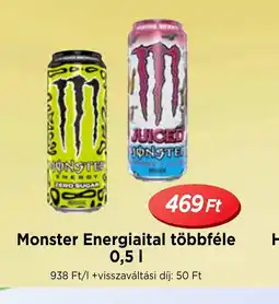 Real Monster Energiaital ajánlat