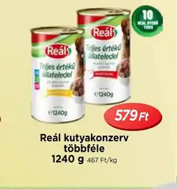 Real Reál kutyakonzerw ajánlat
