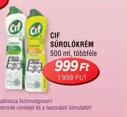Real Cif Súrolókrém ajánlat