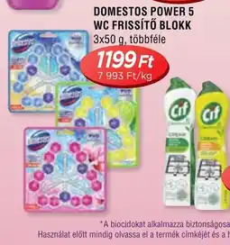 Real Domestos Power 5 WC blok ajánlat