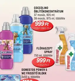 Real Coccolino Öblítőkoncentrátum ajánlat