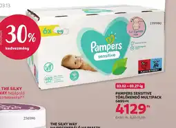 Rossmann PAMPERS SENSITIVE TÖRLŐKENDŐ MULTIPACK ajánlat