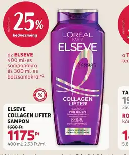 Rossmann ELSEVE COLLAGEN LIFTER SAMPON ajánlat