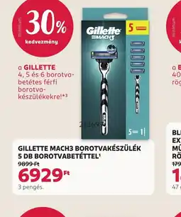 Rossmann GILLETTE MACH3 BOROTVAKÉSZÜLÉK ajánlat