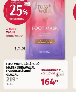 Rossmann FUSS WOHL LÁBÁPOL MASZK ajánlat