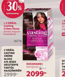 Rossmann L'ORÉAL Casting Creme Gloss ajánlat