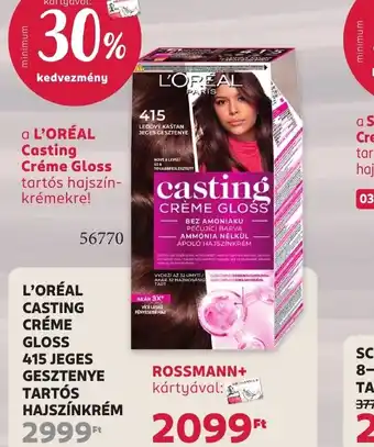 Rossmann L'ORÉAL Casting Creme Gloss ajánlat