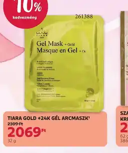 Rossmann TIARA GOLD +24K GÉL ARCMASZK ajánlat