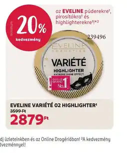 Rossmann EVELINE VARIÉTÉ HIGHLIGHTER ajánlat