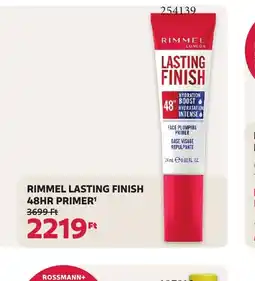 Rossmann RIMMEL LASTING FINISH PRIMER ajánlat