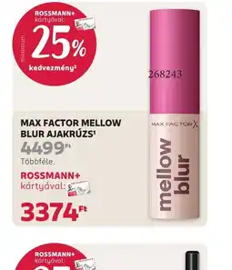 Rossmann MAX FACTOR MELLOW BLUR ajánlat