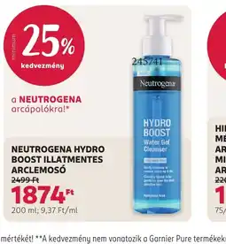 Rossmann NEUTROGENA HYDRO BOOST ARCLEMOS ajánlat