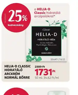 Rossmann HELIA-D Classic hidratál arckrém ajánlat