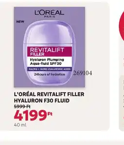 Rossmann L'ORÉAL REVITALIFT FILLER ajánlat