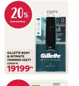 Rossmann GILLETTE BODY 4985 INTIMATE ajánlat