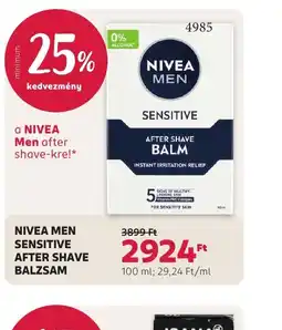 Rossmann NIVEA MEN AFTER SHAVE BALZSAM ajánlat