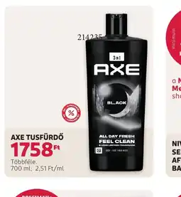 Rossmann AXE TUSFÜRDŐ ajánlat