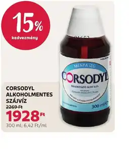 Rossmann CORSODYL ALKOHOLMENTES SZÁJVÍZ ajánlat