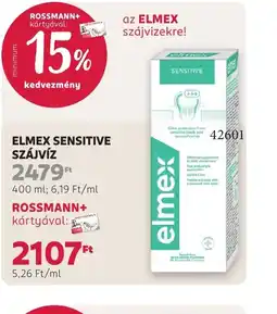 Rossmann ELMEX SENSITIVE SZÁJVÍZ ajánlat