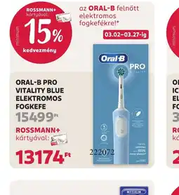 Rossmann ORAL-B PRO VITALITY FOGKEFE ajánlat
