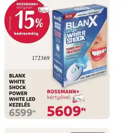 Rossmann BLANX WHITE SHOCK LED KEZELÉS ajánlat