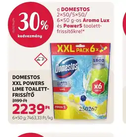 Rossmann DOMESTOS XXL POWERS LIME TOALETT-FRISS POWER 5TŐ ajánlat