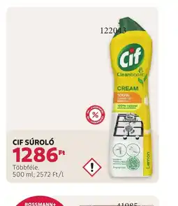Rossmann CIF SÚROL ajánlat