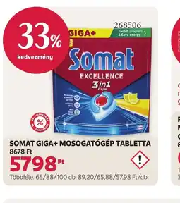 Rossmann SOMAT GIGA+ TABLETTA ajánlat