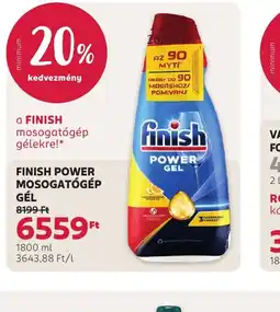 Rossmann FINISH POWER MOSOGATGÉP GÉL ajánlat